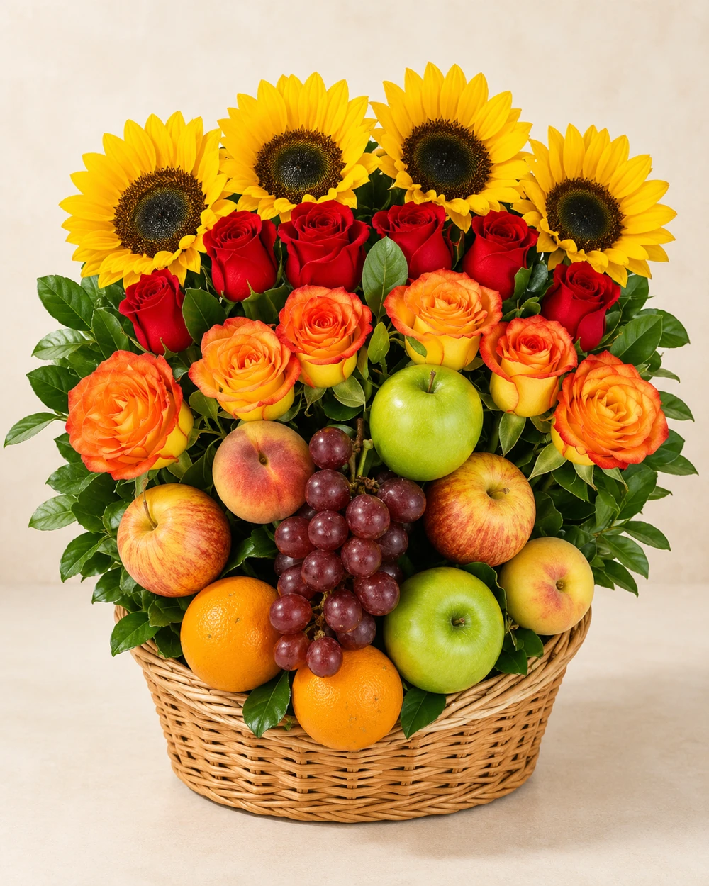 Girasoles y Frutas