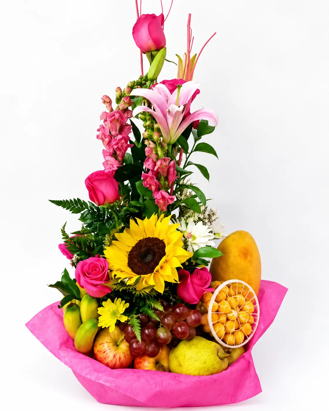 Ancheta de Rosas y Frutas